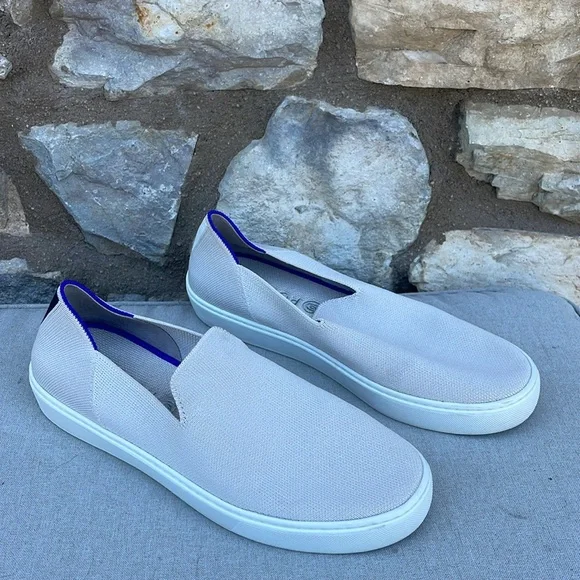 Rothy's Cream and Blue Slip-On Loafers size 9.5 - Picture 8 of 8
